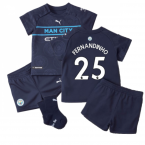 2021-2022 Man City 3rd Baby Kit (FERNANDINHO 25)