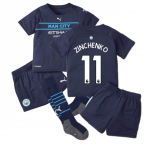 2021-2022 Man City 3rd Mini Kit (ZINCHENKO 11)