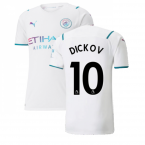 2021-2022 Man City Authentic Away Shirt (DICKOV 10)