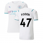 2021-2022 Man City Authentic Away Shirt (FODEN 47)