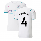 2021-2022 Man City Authentic Away Shirt (KOMPANY 4)
