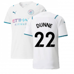 2021-2022 Man City Away Shirt (DUNNE 22)
