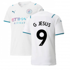 2021-2022 Man City Away Shirt (G JESUS 9)