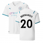 2021-2022 Man City Away Shirt (Kids) (BERNARDO 20)