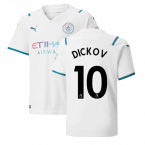 2021-2022 Man City Away Shirt (Kids) (DICKOV 10)