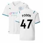 2021-2022 Man City Away Shirt (Kids) (FODEN 47)