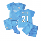 2021-2022 Man City Home Baby Kit (SILVA 21)