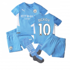2021-2022 Man City Home Mini Kit (DICKOV 10)