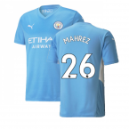 2021-2022 Man City Home Shirt (MAHREZ 26)