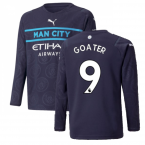2021-2022 Man City Long Sleeve 3rd Shirt (Kids) (GOATER 9)