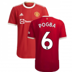 2021-2022 Man Utd Authentic Home Shirt (POGBA 6)