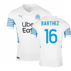 2021-2022 Marseille Authentic Home Shirt (BARTHEZ 16)