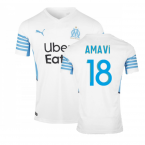 2021-2022 Marseille Home Shirt (AMAVI 18)
