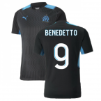 2021-2022 Marseille Training Shirt (Black) (BENEDETTO 9)
