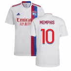 2021-2022 Olympique Lyon Home Shirt (MEMPHIS 10)