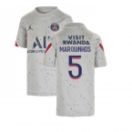 2021-2022 PSG Strike Fourth Shirt (Kids) (MARQUINHOS 5)