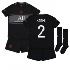 2021-2022 PSG Third Mini Kit (HAKIMI 2)