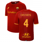 2021-2022 Roma Home Shirt (Kids) (CRISTANTE 4)