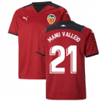 2021-2022 Valencia Away Shirt (Kids) (MANU VALLEJO 21)