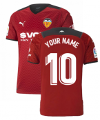 2021-2022 Valencia Away Shirt (Your Name)