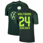 2021-2022 Wolfsburg Away Shirt (Kids) (SCHLAGER 24)