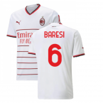 2022-2023 AC Milan Away Shirt (BARESI 6)