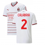 2022-2023 AC Milan Away Shirt (CALABRIA 2)