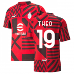 2022-2023 AC Milan Pre-Match Jersey (Red) (THEO 19)