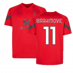 2022-2023 AC Milan Training Jersey (Red) - Kids (IBRAHIMOVIC 11)