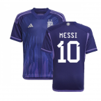 2022-2023 Argentina Away Shirt (Kids) (MESSI 10)