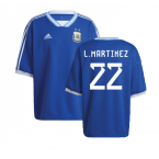 2022-2023 Argentina Icon 34 Jersey (L.MARTINEZ 22)