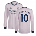 2022-2023 Arsenal Long Sleeve Third Shirt (Your Name)