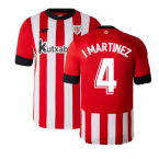 2022-2023 Athletic Bilbao Home Shirt (I MARTINEZ 4)