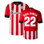 2022-2023 Athletic Bilbao Home Shirt (Kids) (RAUL GARCIA 22)