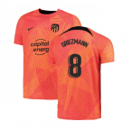 2022-2023 Atletico Madrid Pre-Match Training Shirt (Laser Crimson) (GRIEZMANN 8)