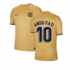 2022-2023 Barcelona Away Shirt (ANSU FATI 10)