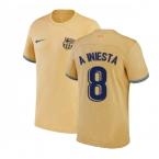 2022-2023 Barcelona Away Shirt (Kids) (A INIESTA 8)