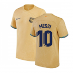 2022-2023 Barcelona Away Shirt (Kids) (MESSI 10)