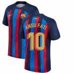 2022-2023 Barcelona Home Shirt (ANSU FATI 10)