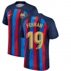 2022-2023 Barcelona Home Shirt (FERRAN 19)