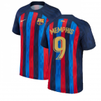 2022-2023 Barcelona Home Shirt (Kids) (MEMPHIS 9)
