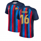2022-2023 Barcelona Home Shirt (Kids) (PEDRI 16)
