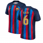 2022-2023 Barcelona Home Shirt (Kids) (XAVI 6)