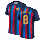 No8 A.Iniesta Home Long Sleeves Kid Jersey