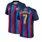 2022-2023 Barcelona Home Shirt (Ladies) (O DEMBELE 7)