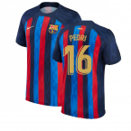 2022-2023 Barcelona Home Shirt (Ladies) (PEDRI 16)