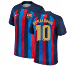 2022-2023 Barcelona Home Shirt (Ladies) (RONALDINHO 10)