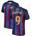 2022-2023 Barcelona Home Shirt (MEMPHIS 9)