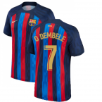 2022-2023 Barcelona Home Shirt (O DEMBELE 7)