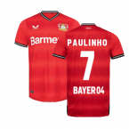 2022-2023 Bayer Leverkusen Home Shirt (Kids) (PAULINHO 7)